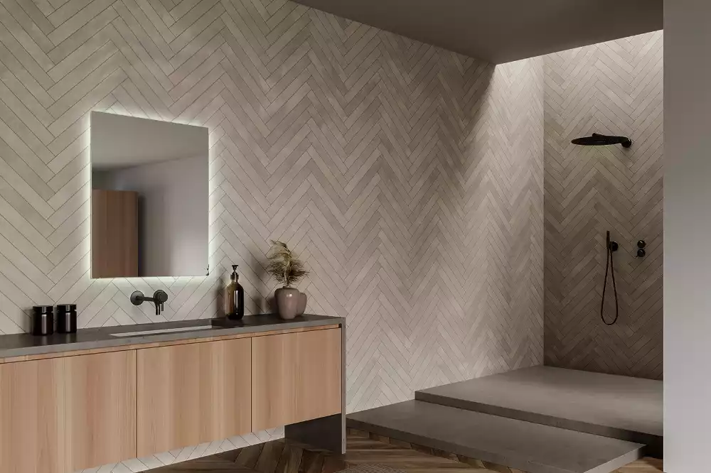 Zrcadlo s led osvětlením náměstí