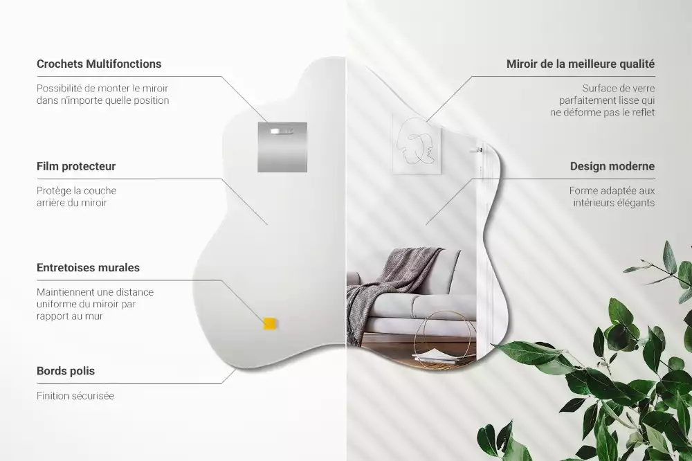 Atypické zrcadlo originál skvrna