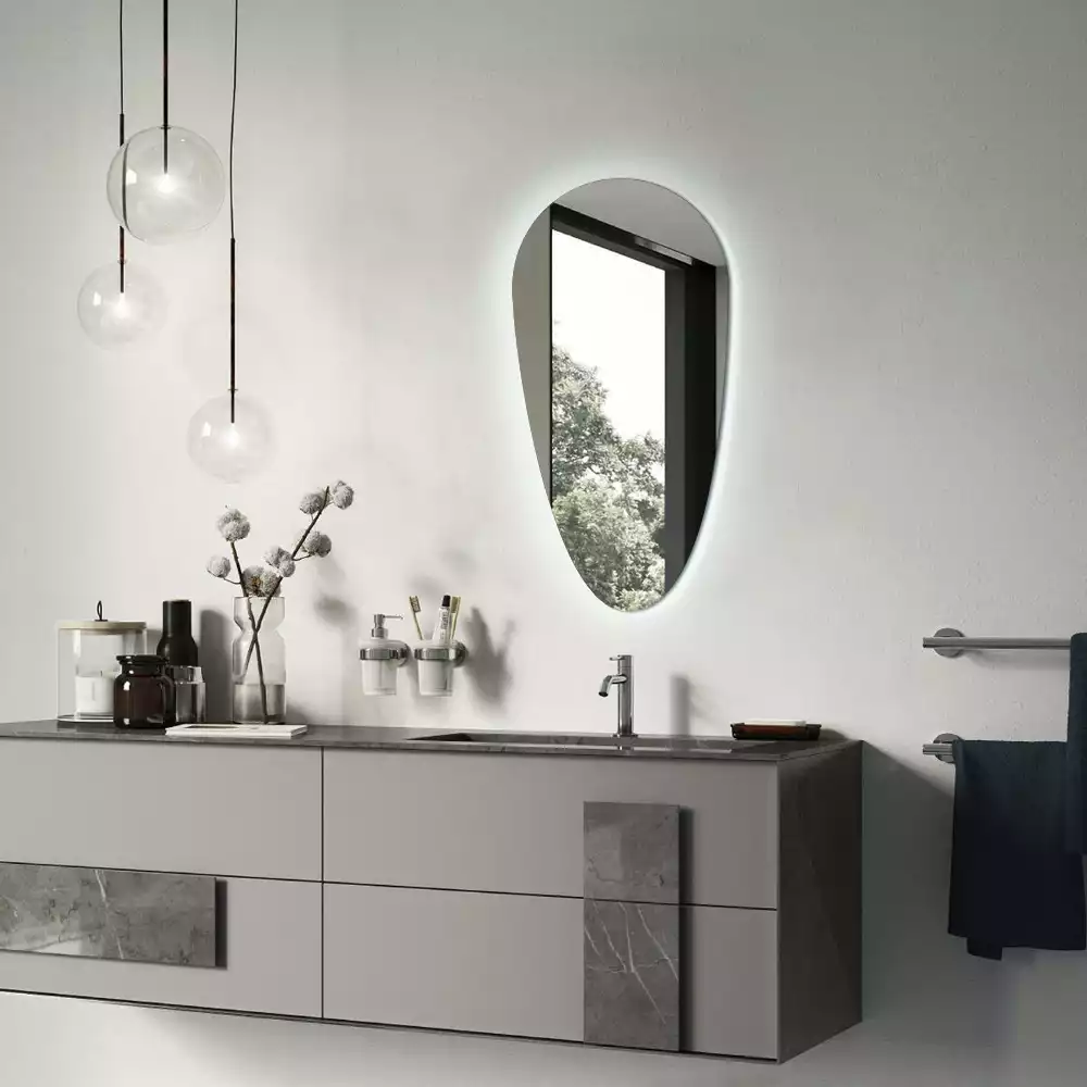 Zrcadlo slza s led podsvícením