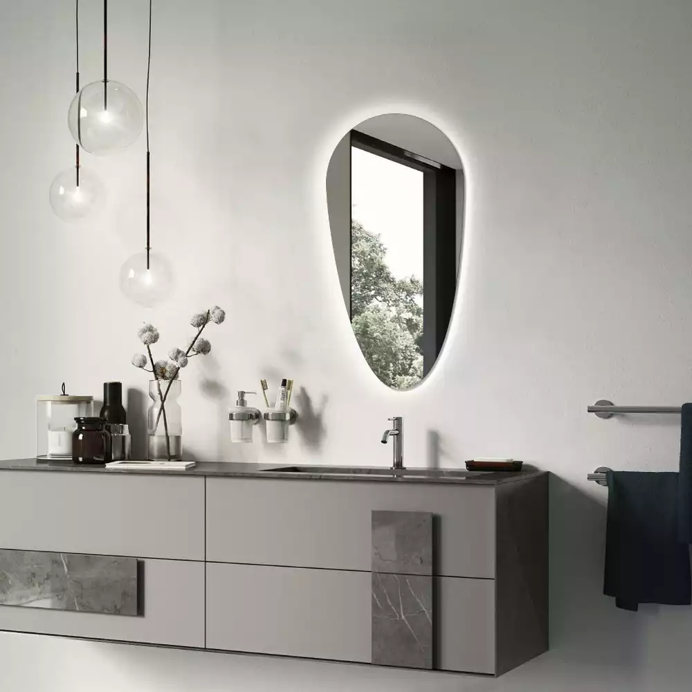 Zrcadlo slza s led podsvícením