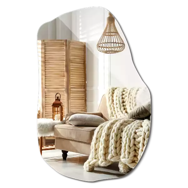 Nepravidelné zrcadlo módním akcentem