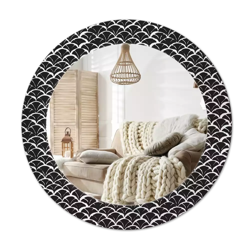 Kulaté dekorační zrcadlo Orientální váhy