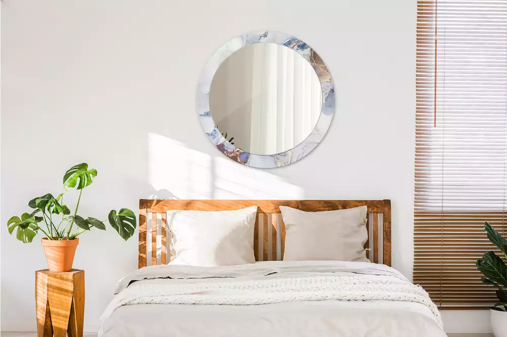 Kulaté zrcadlo s potiskem Abstraktní umění