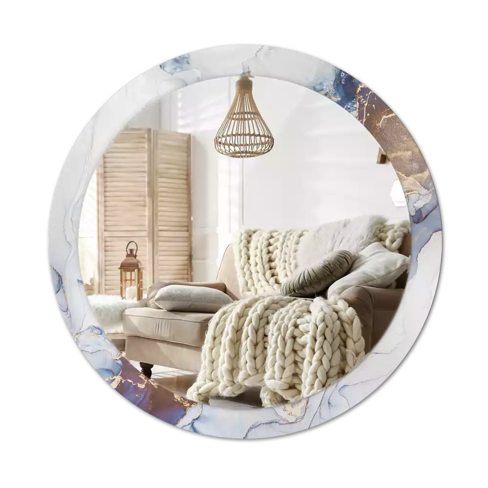 Kulaté zrcadlo s potiskem Abstraktní umění