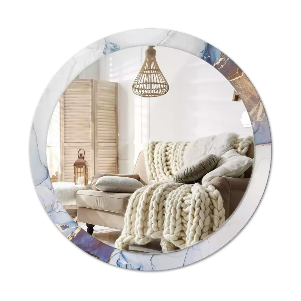 Kulaté zrcadlo s potiskem Abstraktní umění