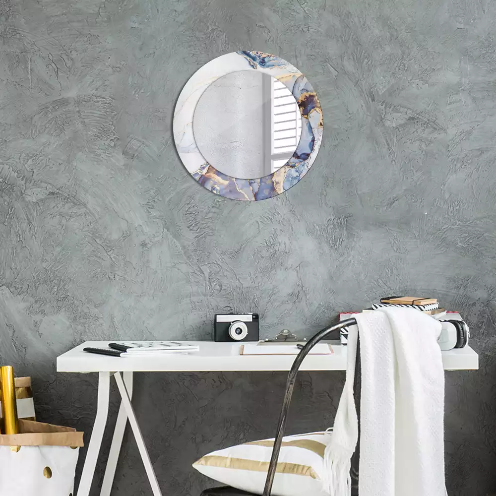 Kulaté zrcadlo s potiskem Abstraktní umění