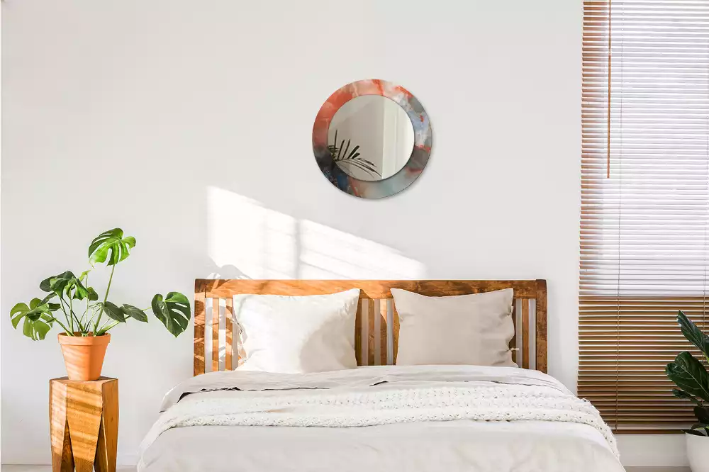 Kulaté zrcadlo s potiskem Onyxové kuličky