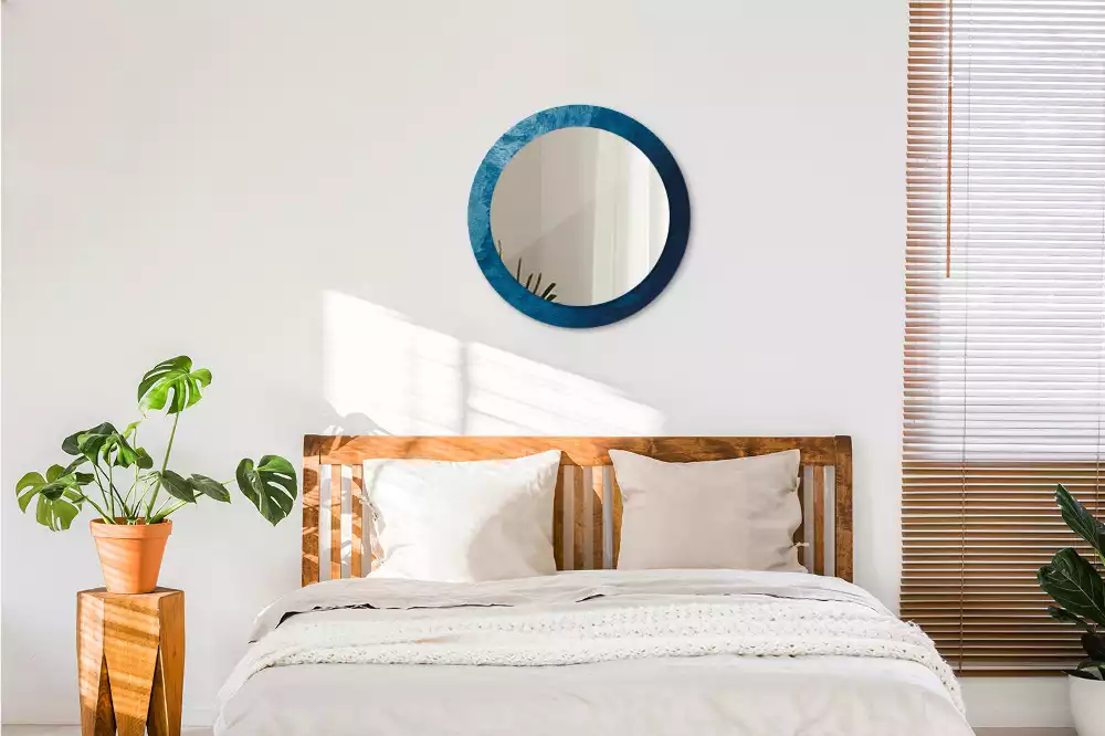 Kulaté zrcadlo s potiskem Abstraktní umění