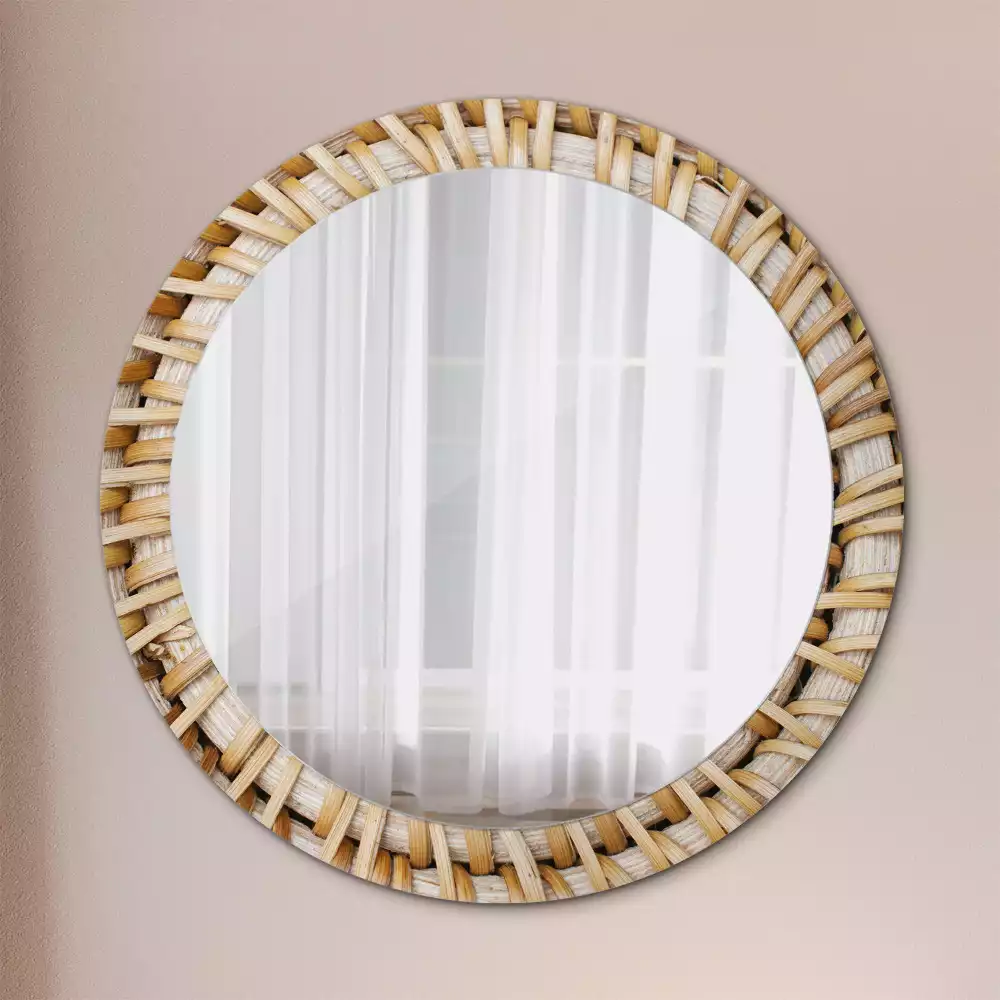 Kulaté zrcadlo s potiskem Prýmek