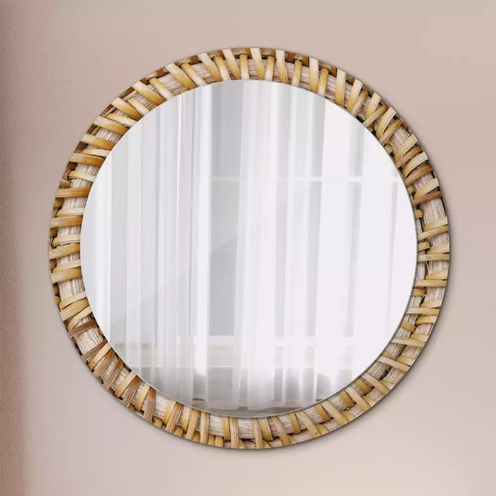 Kulaté zrcadlo s potiskem Prýmek