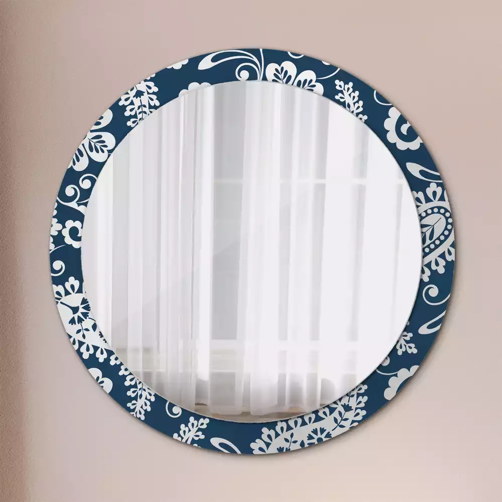 Kulaté dekorativní zrcadlo Paisley složení