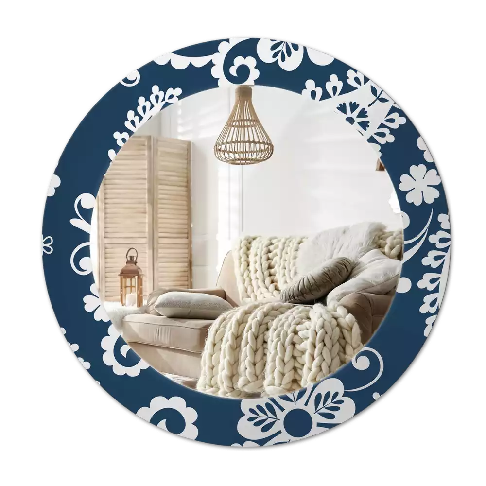 Kulaté dekorativní zrcadlo Paisley složení