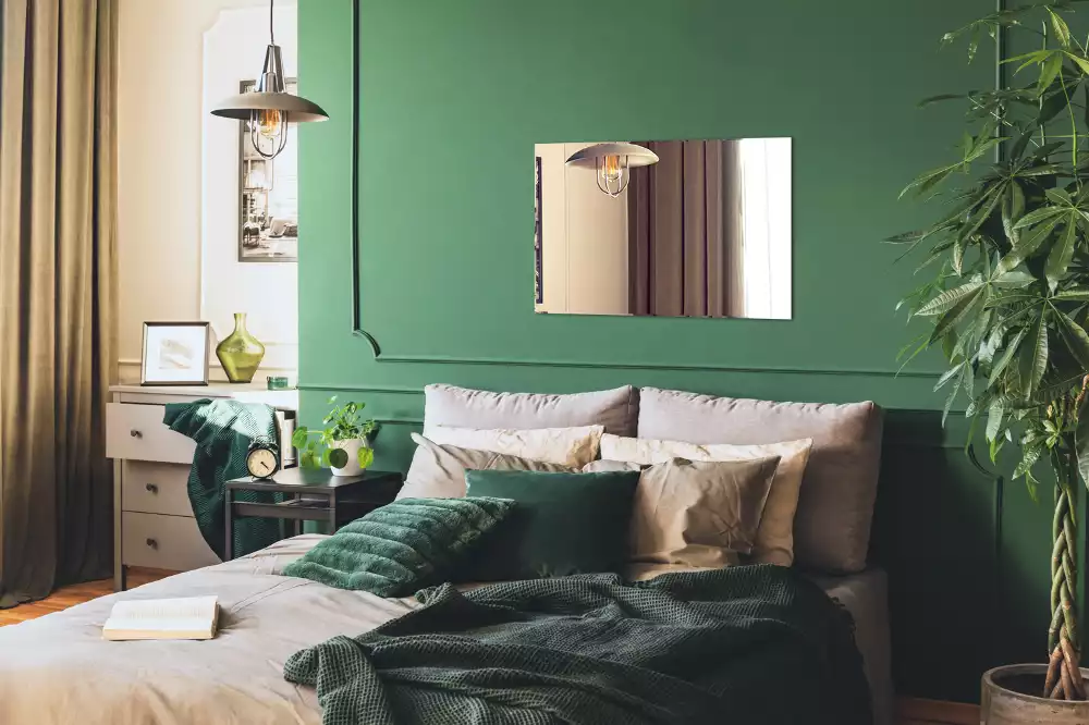 Obdélníkové zrcadlo bezrámové moderní