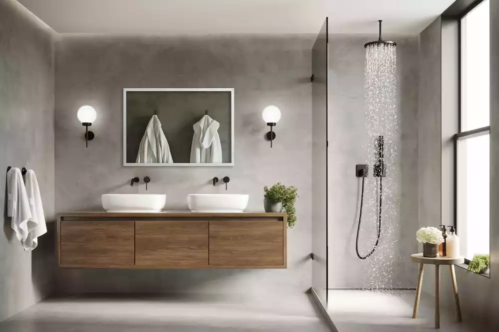 Obdélníkové zrcadlo dekorativní s bílým rámem