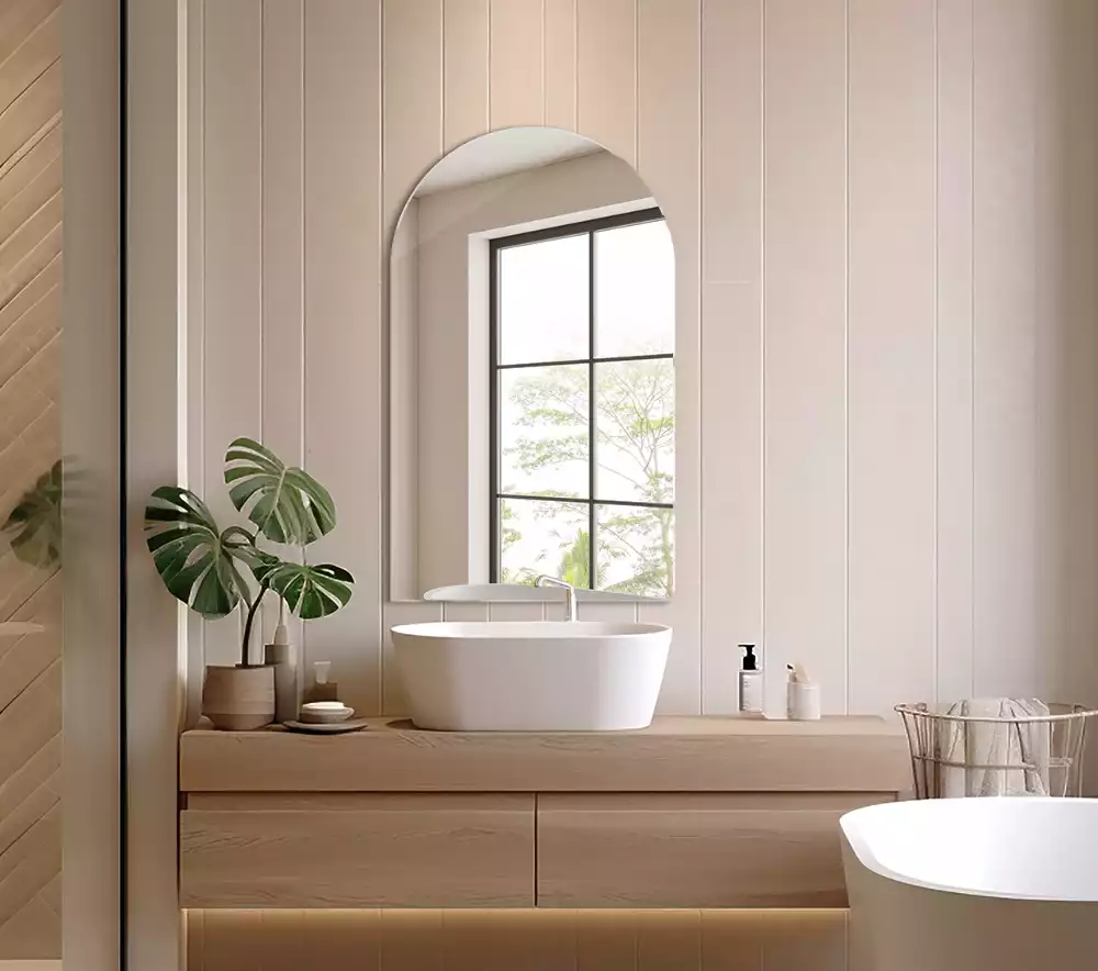 Obloukové zrcadlo závěsná ozdoba