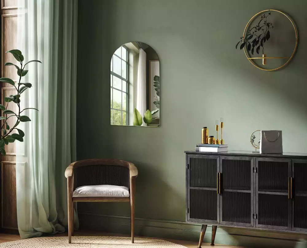 Obloukové zrcadlo závěsná ozdoba