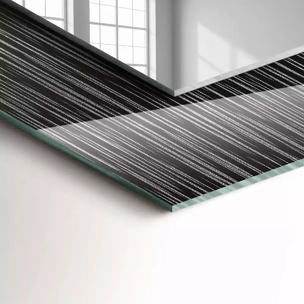 Obdélníkové dekorační zrcadlo Moderní linie