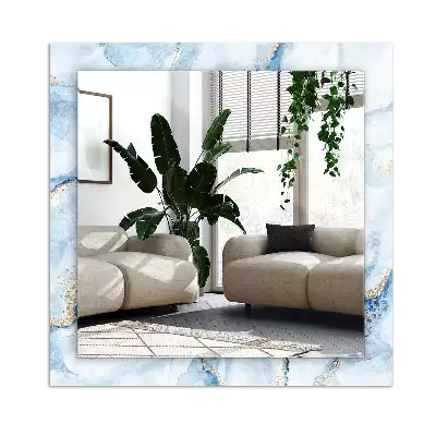 Obdélníkové dekorační zrcadlo Abstraktní mramorový vzor