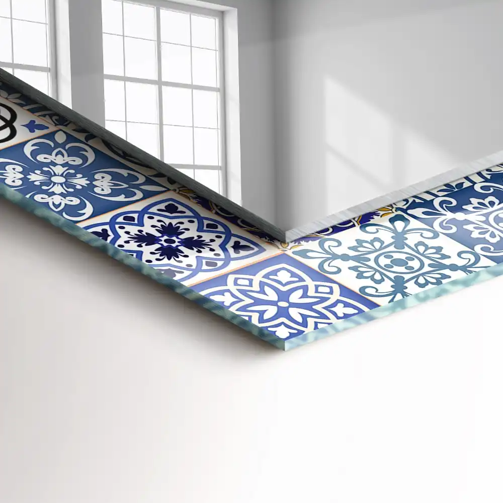 Obdélníkové dekorační zrcadlo Marocké vzory