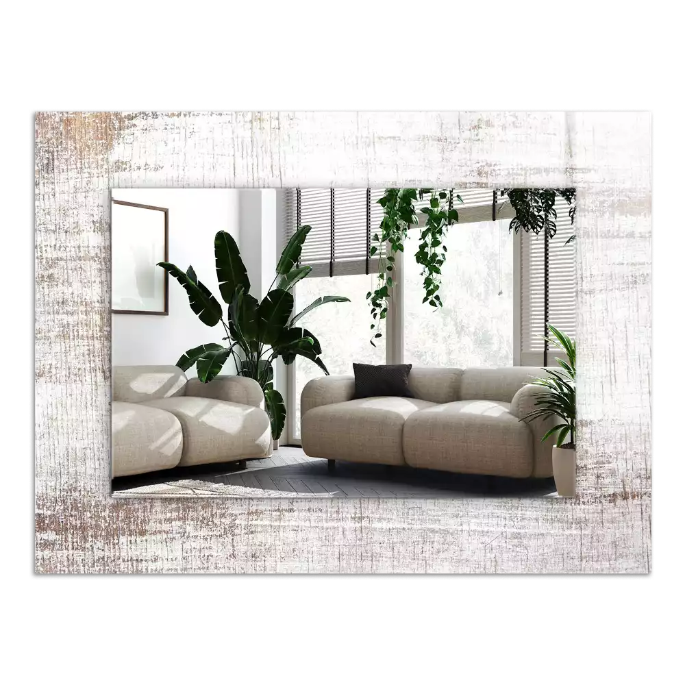 Obdélníkové dekorační zrcadlo Staré dřevo