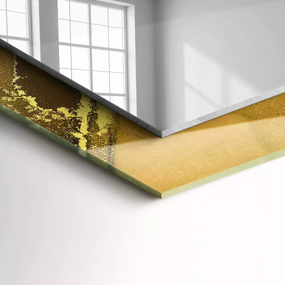 Obdélníkové dekorační zrcadlo Abstraktní umění