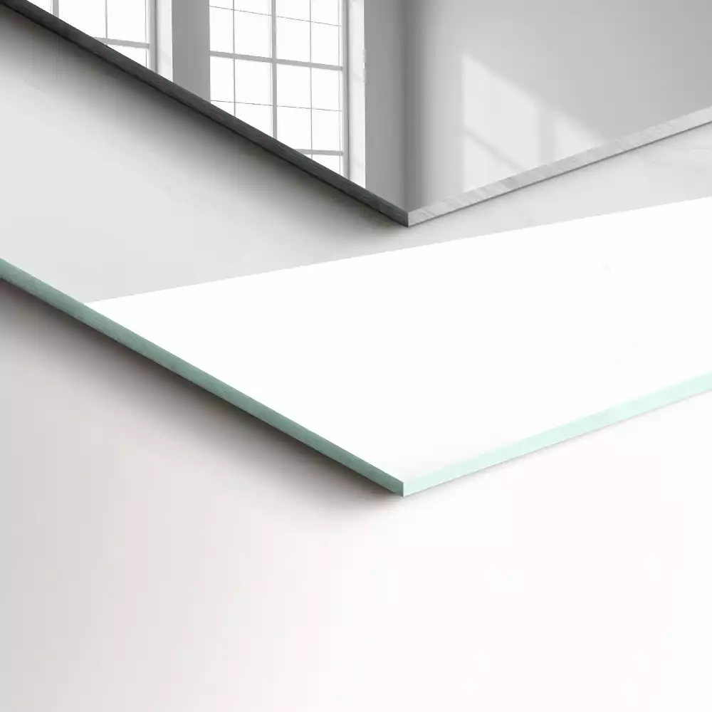 Obdélníkové dekorační zrcadlo Bílý mramorový vzor