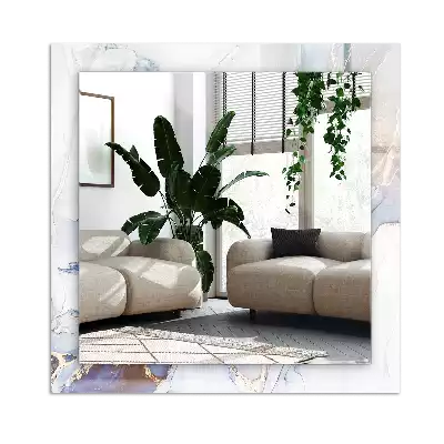 Obdélníkové dekorační zrcadlo Abstraktní mramorové umění