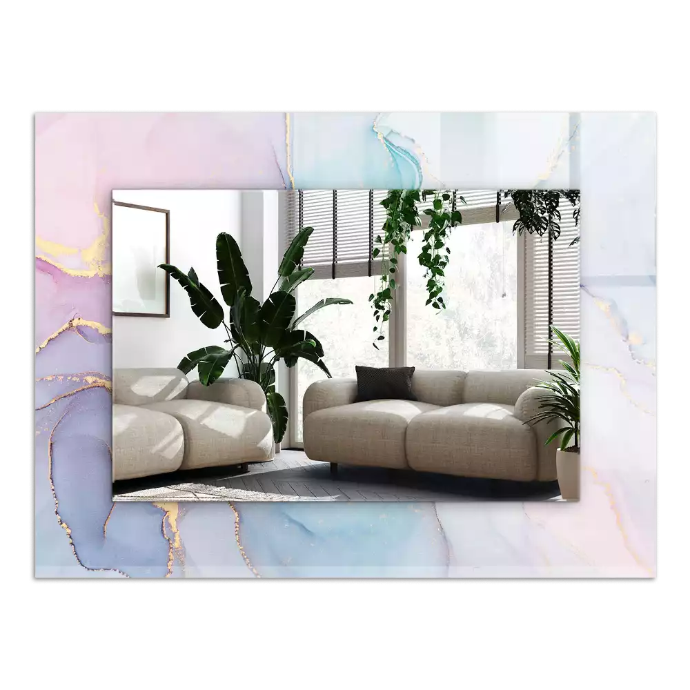 Obdélníkové dekorační zrcadlo Abstraktní akvarel