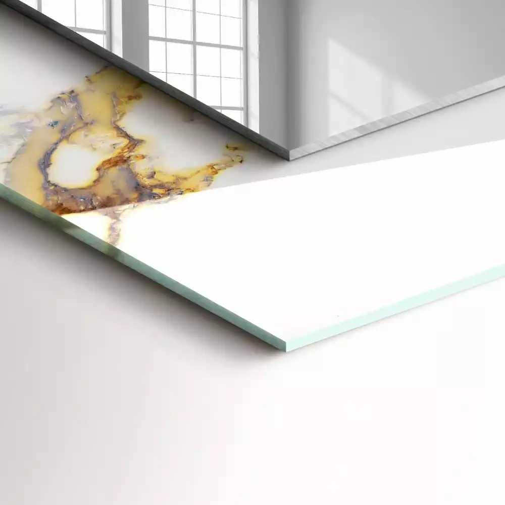 Obdélníkové dekorační zrcadlo Mramor s žilami