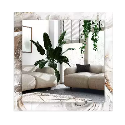 Obdélníkové dekorační zrcadlo Abstraktní mramorový vzor