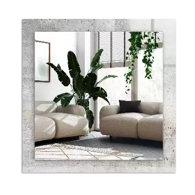 Obdélníkové dekorační zrcadlo Popraskaná betonová zeď