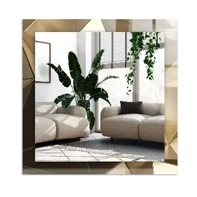 Obdélníkové dekorační zrcadlo Geometrické tvary