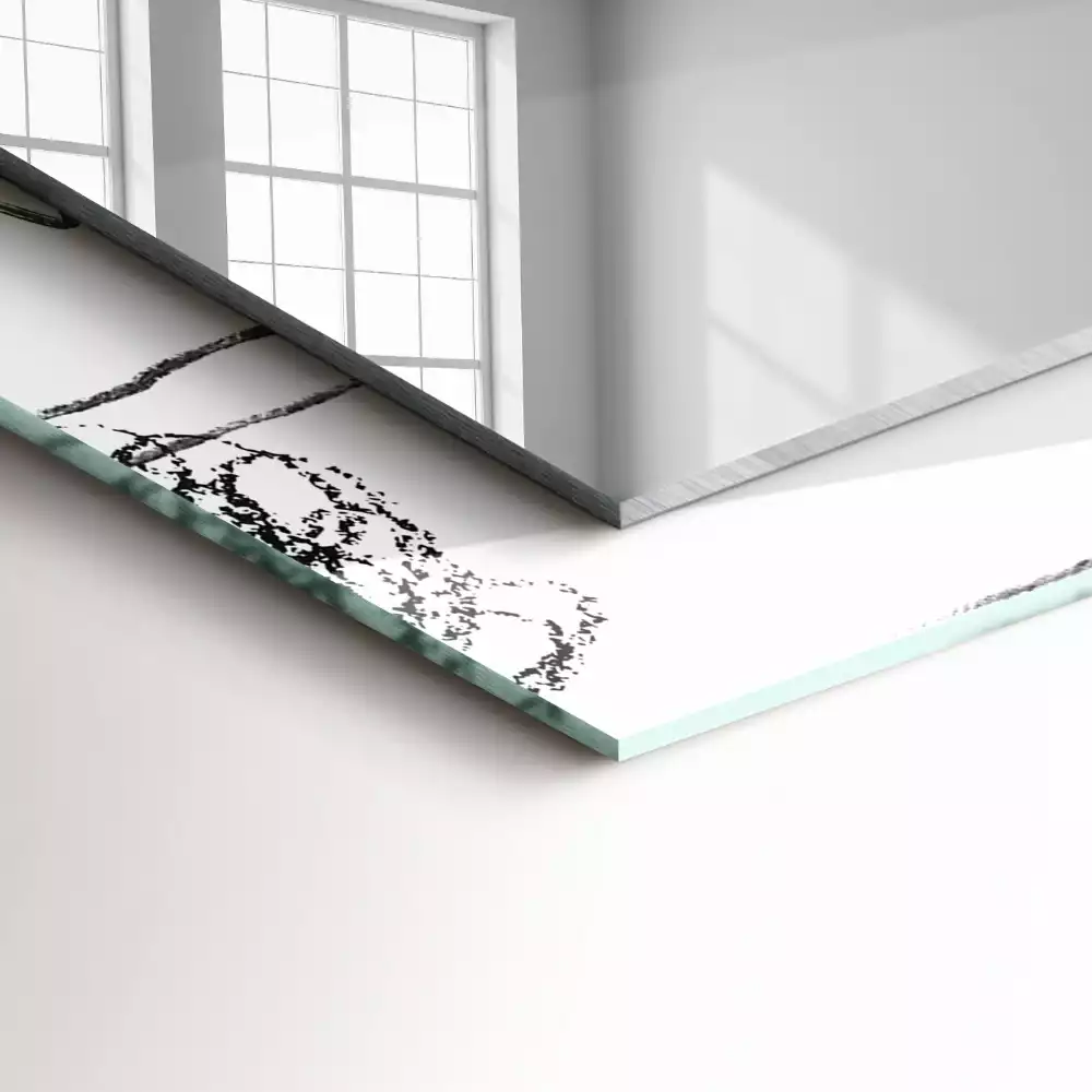 Obdélníkové dekorační zrcadlo Abstraktní moderní vzory