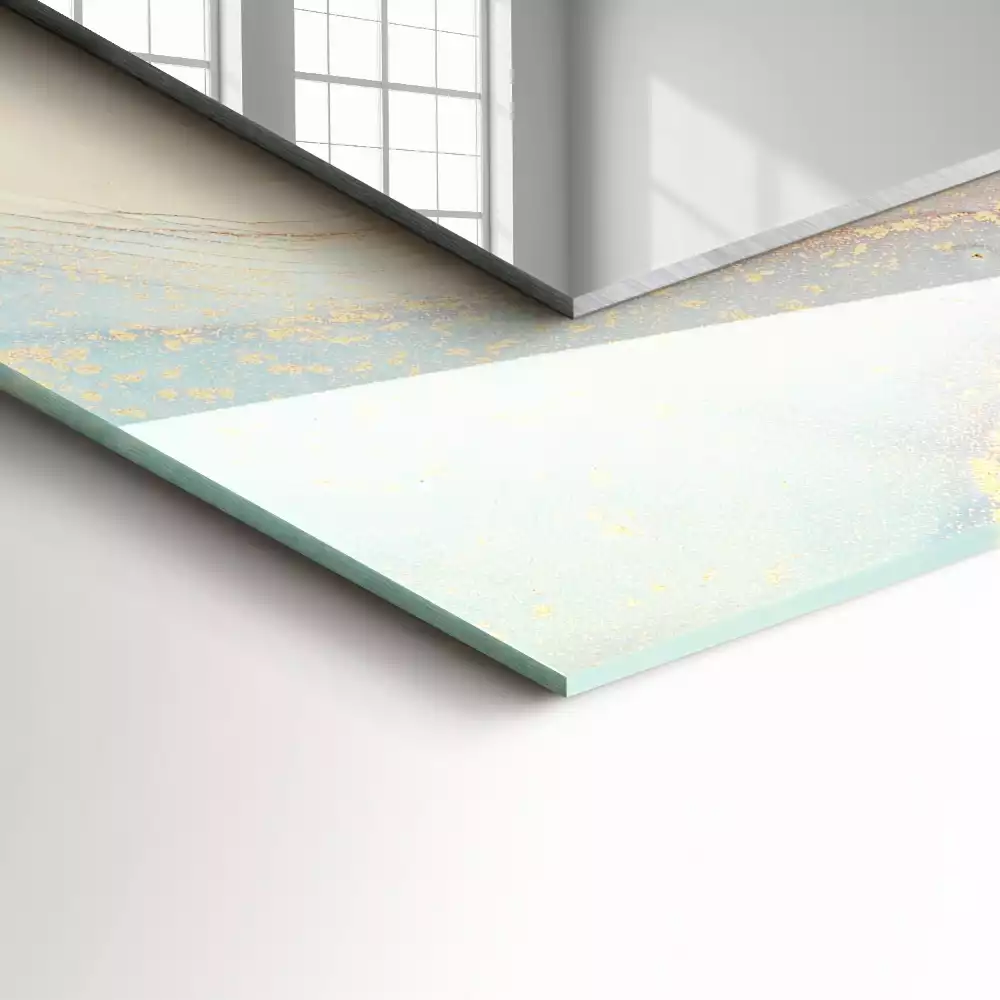 Obdélníkové dekorační zrcadlo Abstraktní akvarel umění