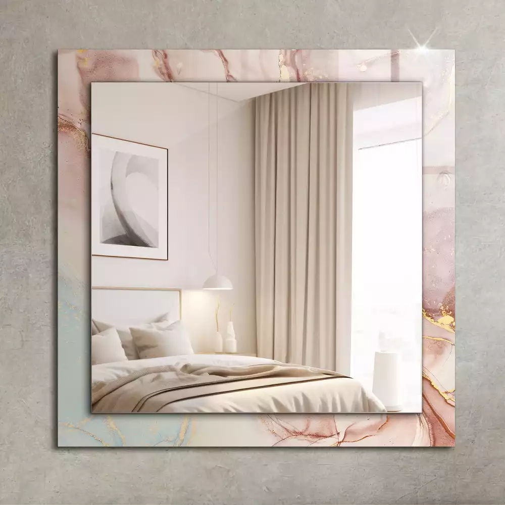 Obdélníkové dekorační zrcadlo Abstraktní akvarel umění