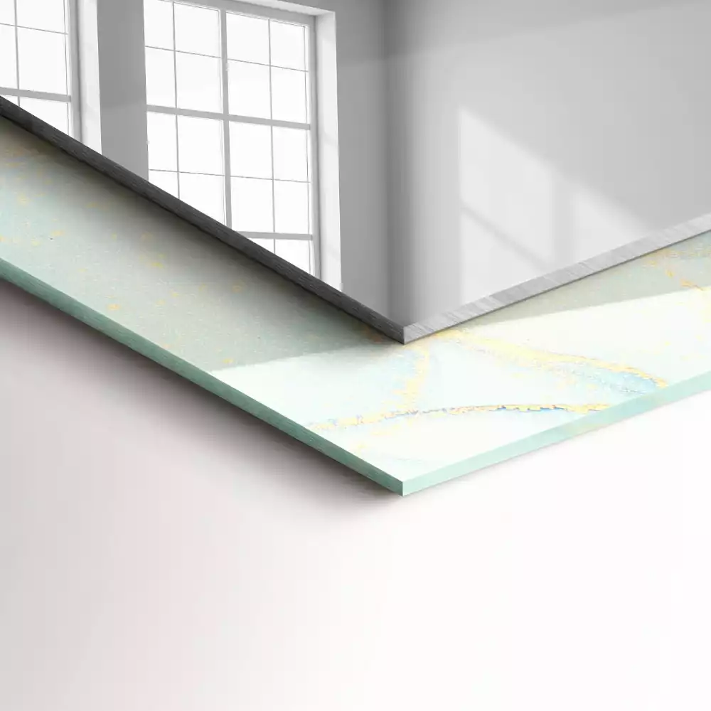 Obdélníkové dekorační zrcadlo Abstraktní akvarel umění