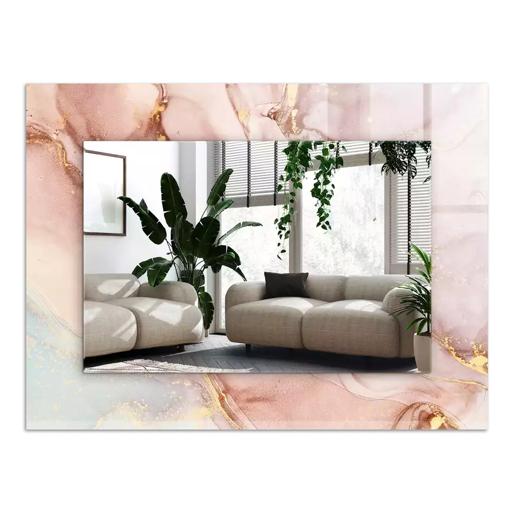 Obdélníkové dekorační zrcadlo Abstraktní akvarel umění