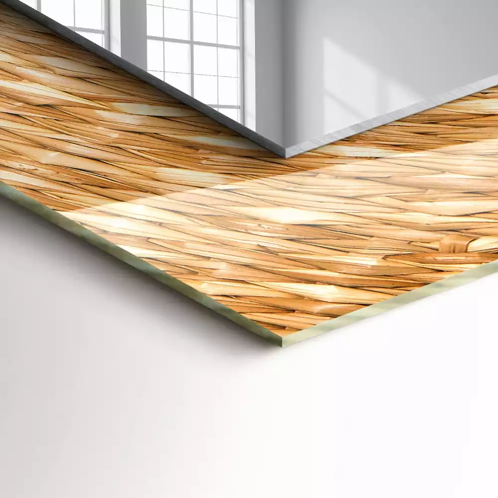 Obdélníkové dekorační zrcadlo Košatina