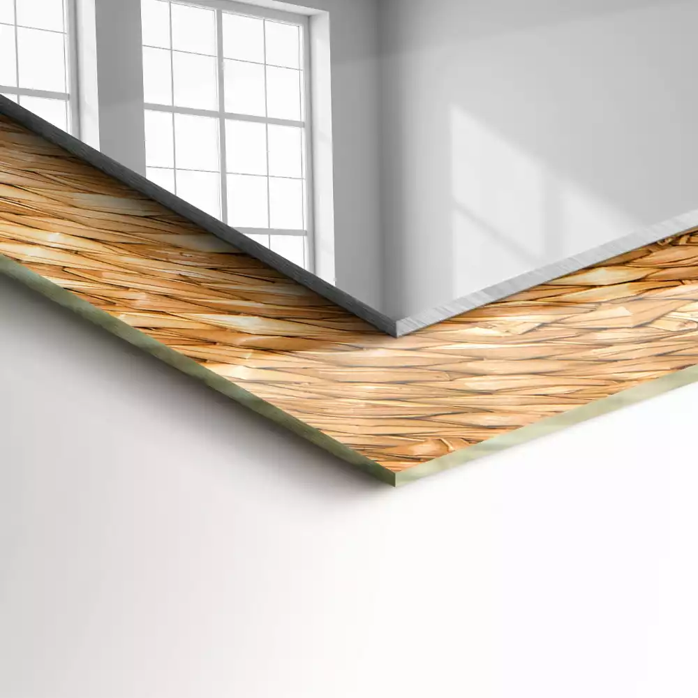 Obdélníkové dekorační zrcadlo Košatina