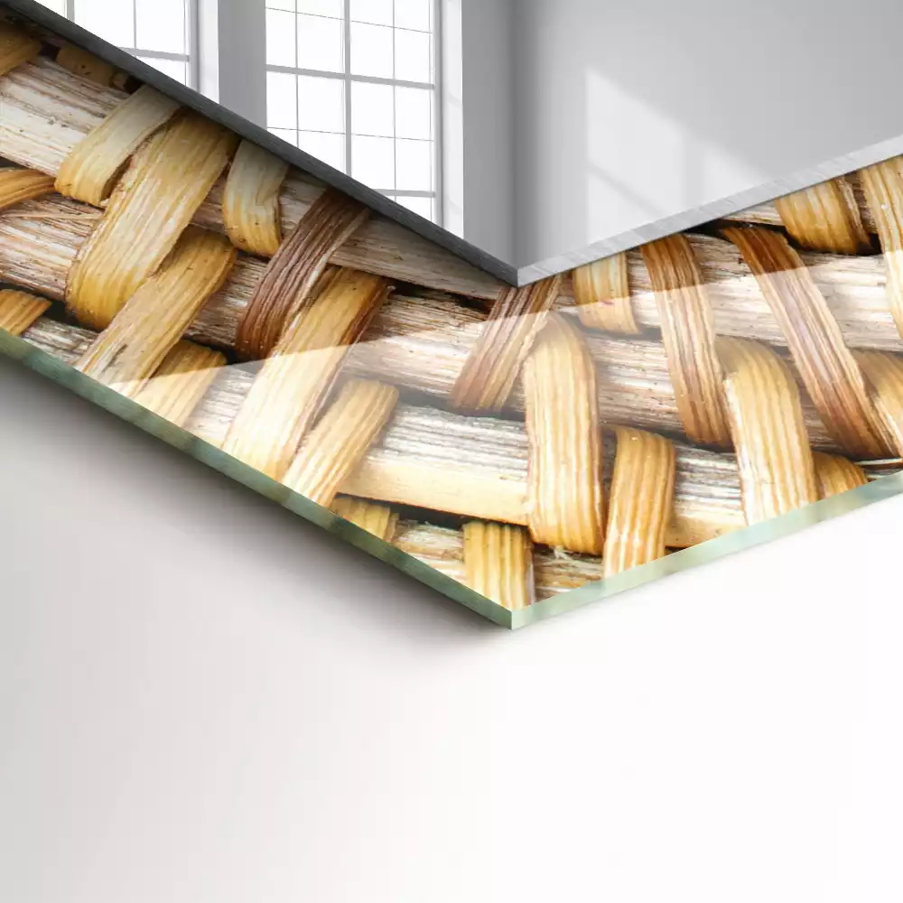 Obdélníkové dekorační zrcadlo Košatina