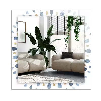 Obdélníkové dekorační zrcadlo Abstraktní vzor mandaly