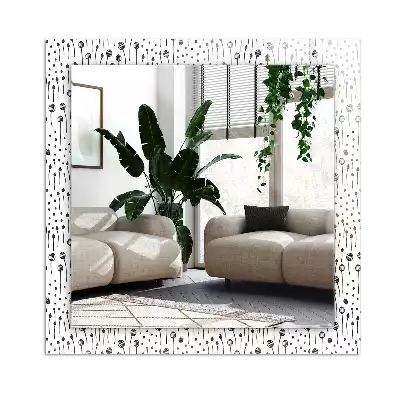 Obdélníkové dekorační zrcadlo Minimalistická příroda