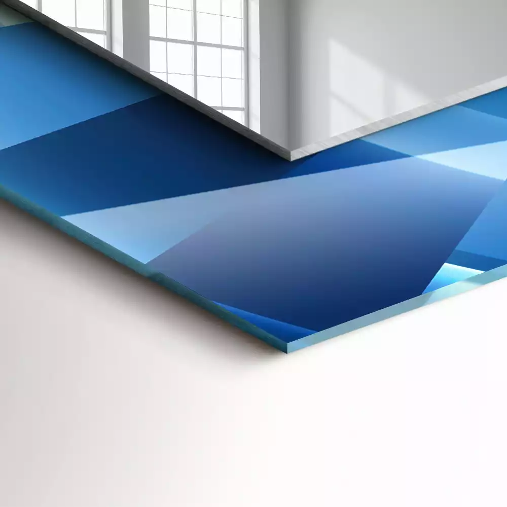 Obdélníkové dekorační zrcadlo Abstraktní tunel