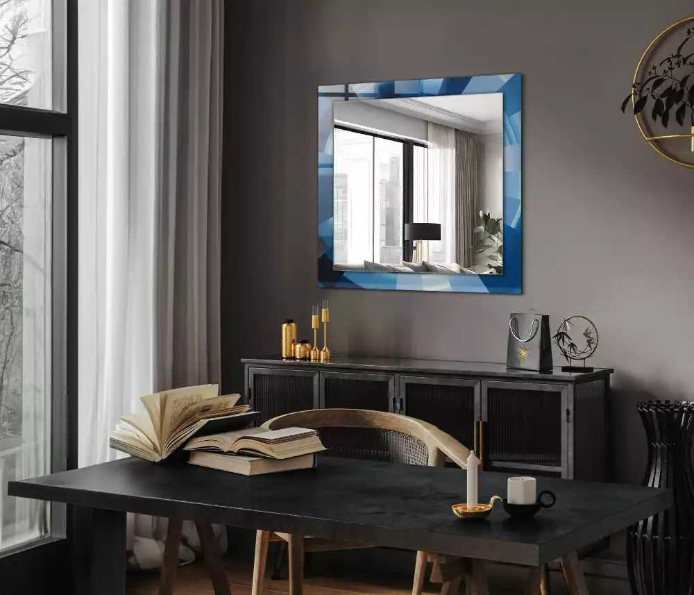 Obdélníkové dekorační zrcadlo Abstraktní tunel