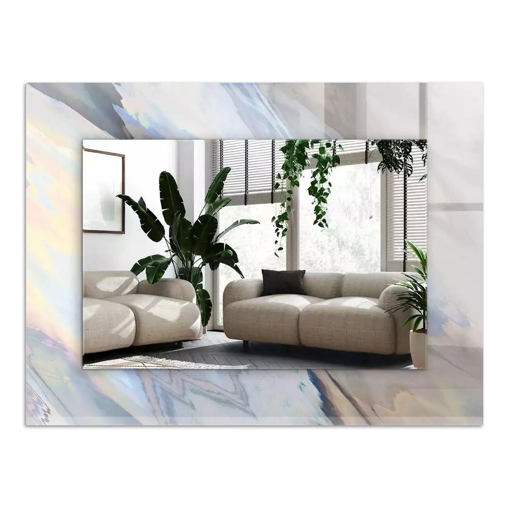 Obdélníkové dekorační zrcadlo Abstraktní barevné vzory