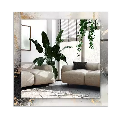 Obdélníkové dekorační zrcadlo Abstraktní moderní umění