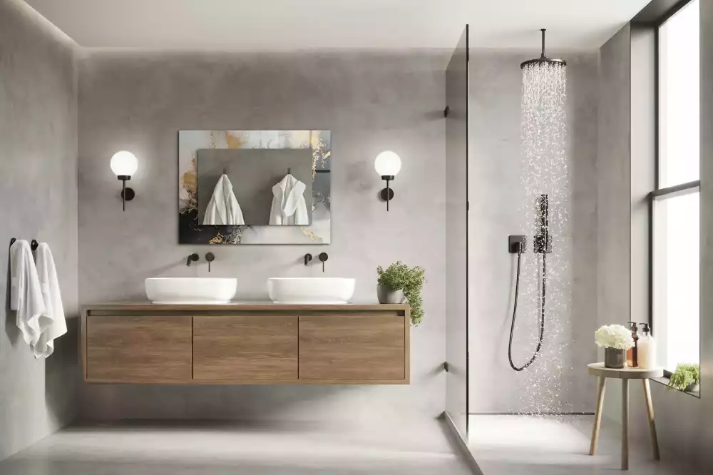 Obdélníkové dekorační zrcadlo Abstraktní moderní umění