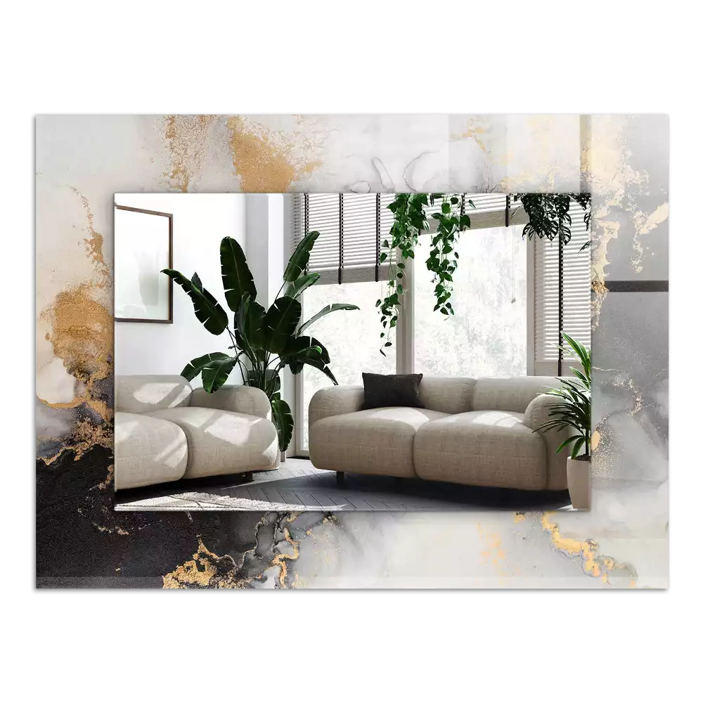 Obdélníkové dekorační zrcadlo Abstraktní moderní umění