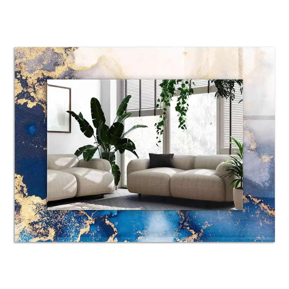 Obdélníkové dekorační zrcadlo Abstraktní výtvarné umění