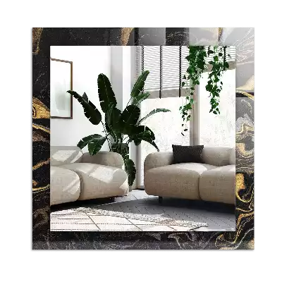 Obdélníkové dekorační zrcadlo Abstraktní mramorový vzor